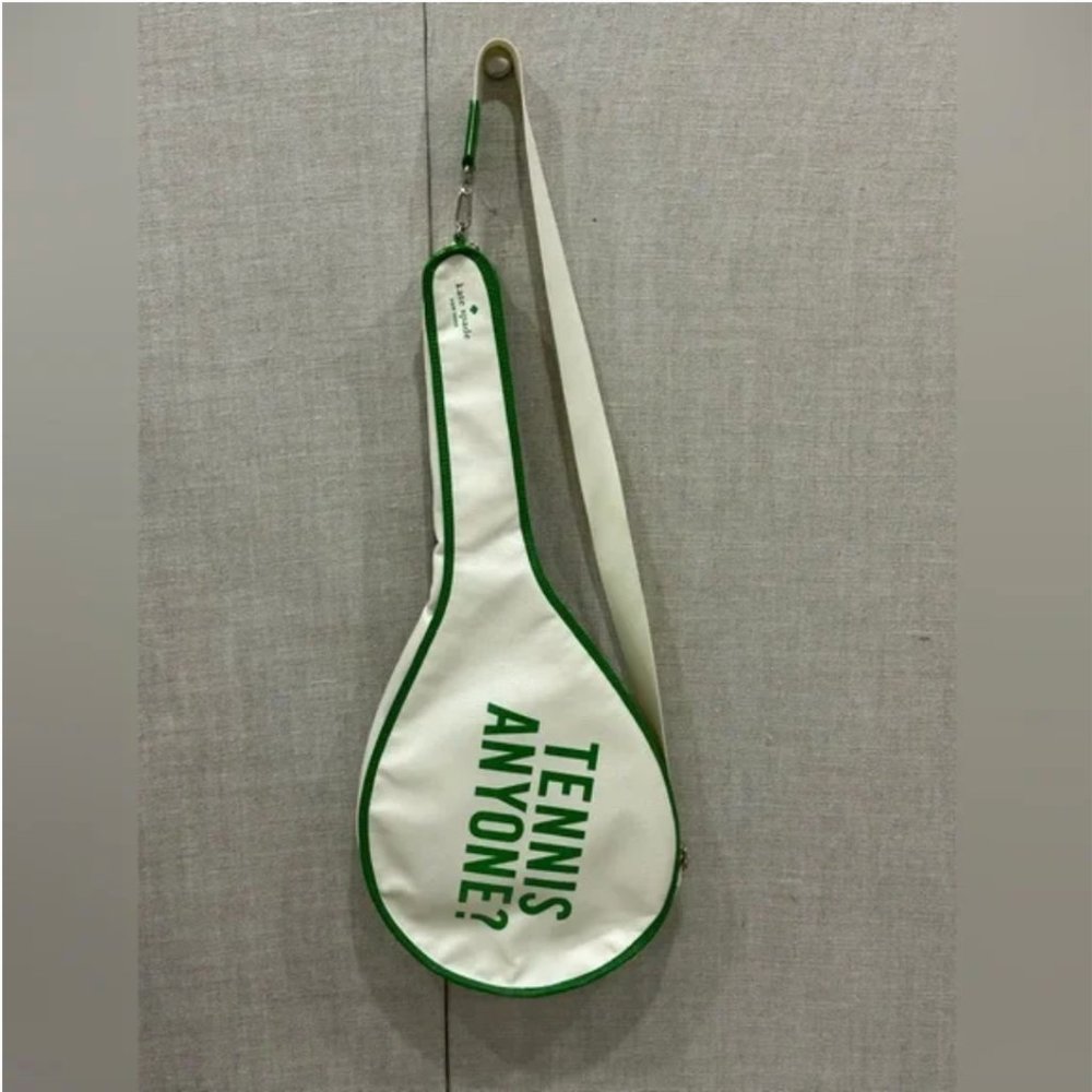 Kate Spade Make A Racquet Tennis racket Bag like new no tags RARE!! - Picture 2 of 16